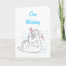 Search for two swans invitations White