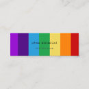 Search for gay business cards Rainbow flag
