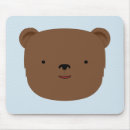 Search for bear face mousepads Cute