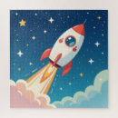 Search for space rocket puzzles Cute