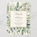Search for gold leaves wedding invitations Watercolor