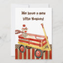 Search for red wagon invitations Retro