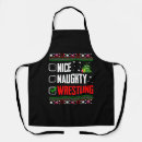 Search for ugly aprons Santa claus