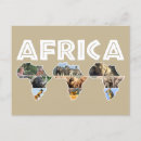 Search for continents postcards Africa