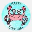 Search for happy crab stickers Sea