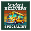 Search for school bus posters For bus driver