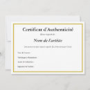 Search for authenticity invitations Certificate