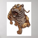 Search for tiger drawing posters Illustration