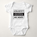 Search for straight outta baby clothes Black