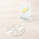 Search for new year coasters Watercolor