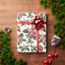 Search for pink poinsettia wrapping paper Green