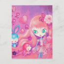 Search for kawaii girl postcards Big eyes