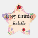 Search for ladybug birthday stickers Polka dot