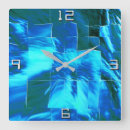 Search for abstract drawing clocks Blue