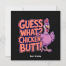 Search for guess what chicken butt Humor