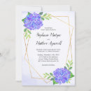 Search for purple hydrangea wedding invitations Botanical