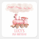 Search for train favor stickers Birthday party