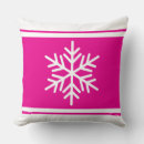 Search for pink snowflake cushions White
