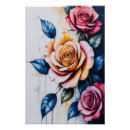 Search for vibrant flowers posters Design
