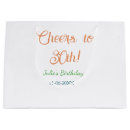 Search for orange gift bags Happy birthday
