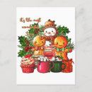 Search for gingerbread men postcards Xmas