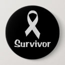 Search for lung cancer ribbon badges Survivor