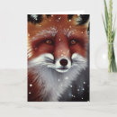 Search for red fox christmas cards Animal