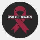 Search for burgundy awareness ribbon stickers Sickle cell