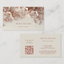 Search for flower shape business cards Botanical