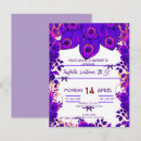Search for blue peacock 4x5 invitations Feather