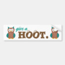 Search for cartoon bumper stickers Owl