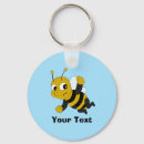 Search for flying bee key rings Black
