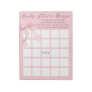 Search for baby shower notepads Pink