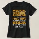 Search for medical coding tshirts Job