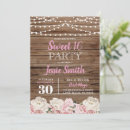 Search for outdoor sweet 16 invitations Wood