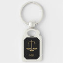 Search for paralegal key rings Black and gold