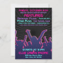 Search for glow in the dark dance invitations Rave