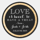 Search for gold glitter wedding stickers Black