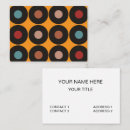 Search for vinyl record business cards Deejay