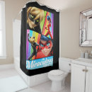 Search for teen girl shower curtains Cat noir