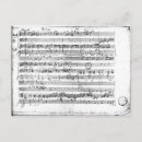 Search for sheet music postcards Mozart