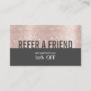 Search for eyelash referral cards Hair stylist