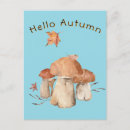 Search for mushroom vertical postcards Modern