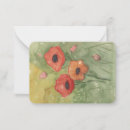 Search for paintings note cards Poppies