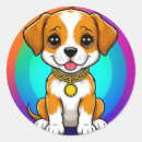 Search for cartoon puppy stickers Adorable
