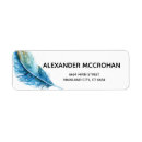 Search for feather labels Watercolor