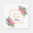 Search for dusty pink napkins Sweet 16