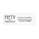 Search for birthday return return address labels Modern bold