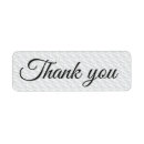 Search for embossed return address labels Pattern