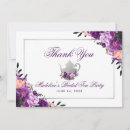 Search for garden thank you cards Purple